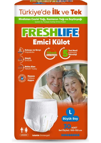 Freshlife Emici Külot Large 30 Adet